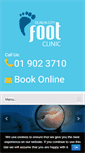 Mobile Screenshot of dublinchiropodist.ie