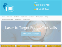 Tablet Screenshot of dublinchiropodist.ie